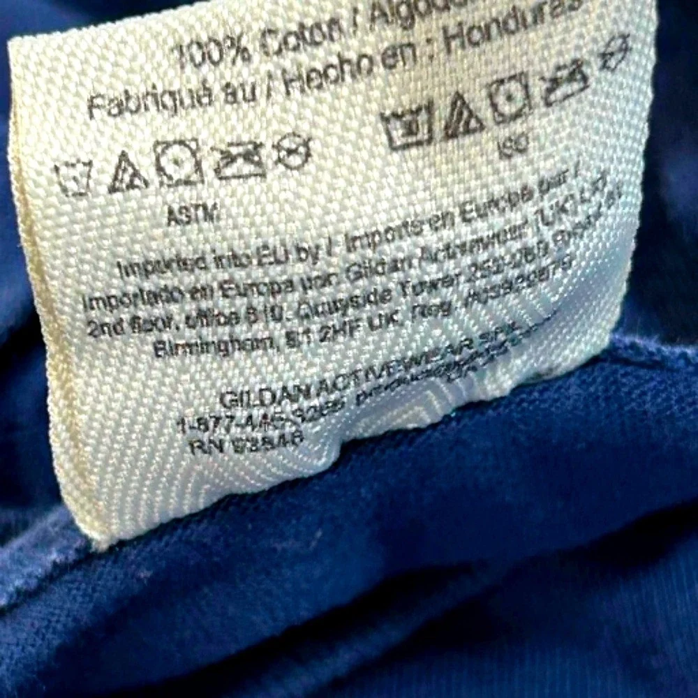 Live Oak Brand Maryland Flag Graphic T-Shirt Navy Blue Comfort Colors Small